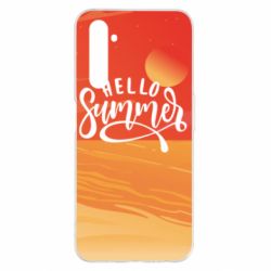 Чехол для Realme 6 Pro Hello summer and the beach - PrintSalon