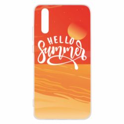 Чехол для Huawei P20 Hello summer and the beach - PrintSalon