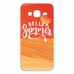 Чехол для Samsung J3 2016 Hello summer and the beach - PrintSalon