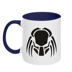 Чашка двухцветная 320ml Helmet Predator - PrintSalon