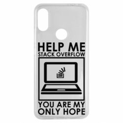 Чехол для Xiaomi Redmi Note 7 Help me stack overflow you are my only hope - PrintSalon