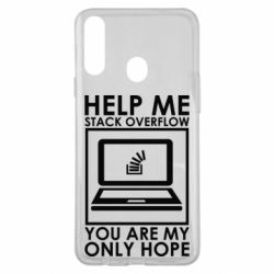 Чехол для Samsung A20s Help me stack overflow you are my only hope - PrintSalon