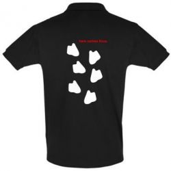 Мужское поло Here comes Linux - PrintSalon