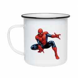 Кружка емальована Hero Spiderman - PrintSalon