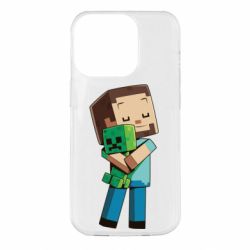 Чохол для iPhone 14 Pro Heroes from Minecraft - PrintSalon
