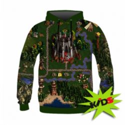 Дитяче 3D худі Heroes of Might and Magic - PrintSalon
