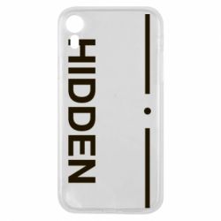 Чехол для iPhone XR Hidden - PrintSalon