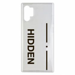 Чехол для Samsung Note 10 Plus Hidden - PrintSalon