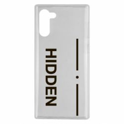 Чехол для Samsung Note 10 Hidden - PrintSalon