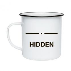Кружка эмалированная Hidden - PrintSalon
