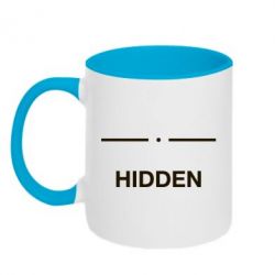 Чашка двухцветная 320ml Hidden - PrintSalon
