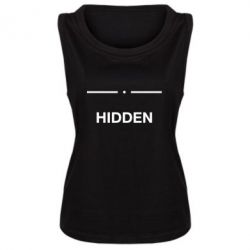 Женская майка Hidden - PrintSalon