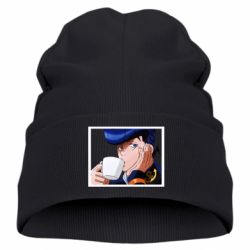 Детская шапка Higashikata Josuke drinking tea - PrintSalon