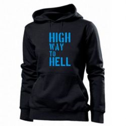 Худі жіноче High way to hell - PrintSalon