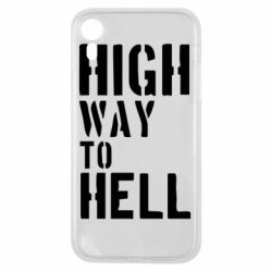 Чехол для iPhone XR High way to hell