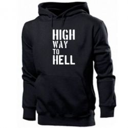 Чоловіче худі High way to hell - PrintSalon