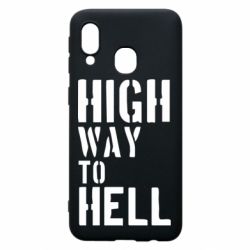 Чохол для Samsung A40 High way to hell-PrintSalon Чохол для Samsung A40 High way to hell