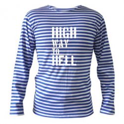 Тільник з довгим рукавом High way to hell - PrintSalon