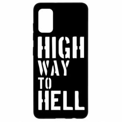Чехол для Samsung A41 High way to hell