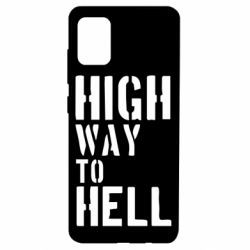 Чехол для Samsung A51 High way to hell