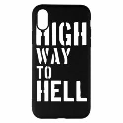 Чехол для iPhone X/Xs High way to hell-PrintSalon Чехол для iPhone X/Xs High way to hell