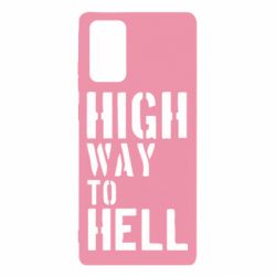 Чехол для Samsung Note 20 High way to hell-PrintSalon Чехол для Samsung Note 20 High way to hell