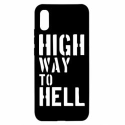 Чехол для Xiaomi Redmi 9a High way to hell