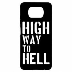 Чехол для Xiaomi Poco X3 High way to hell