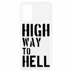 Чехол для Realme 7 Pro High way to hell-PrintSalon Чехол для Realme 7 Pro High way to hell