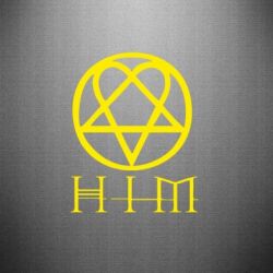 Наклейка HIM! - PrintSalon