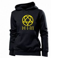 Женское худи HIM! - PrintSalon
