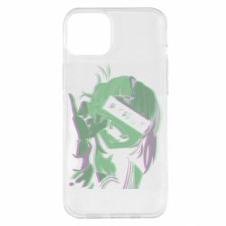 Чохол для iPhone 14 Plus Himiko Toga glitch-PrintSalon Чохол для iPhone 14 Plus Himiko Toga glitch