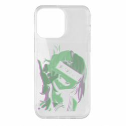 Чехол для iPhone 14 Pro Max Himiko Toga glitch - PrintSalon
