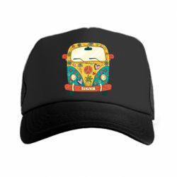 Кепка-тракер Hippie bus - PrintSalon