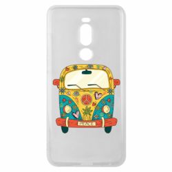 Чехол для Meizu Note 8 Hippie bus - PrintSalon