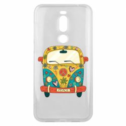 Чехол для Meizu X8 Hippie bus - PrintSalon