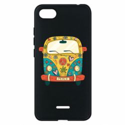 Чехол для Xiaomi Redmi 6A Hippie bus - PrintSalon