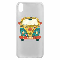 Чехол для Xiaomi Redmi 7A Hippie bus - PrintSalon