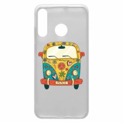 Чехол для Huawei P30 Lite Hippie bus - PrintSalon