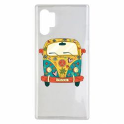 Чехол для Samsung Note 10 Plus Hippie bus - PrintSalon