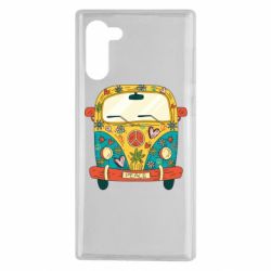 Чехол для Samsung Note 10 Hippie bus - PrintSalon