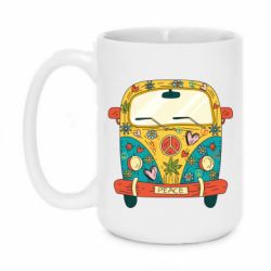 Чашка 420ml Hippie bus - PrintSalon