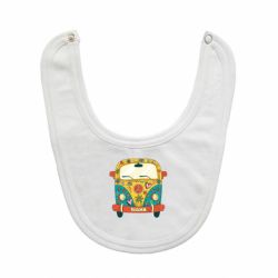 Слюнявчик  Hippie bus - PrintSalon