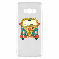 Чехол для Samsung S8 Hippie bus - PrintSalon