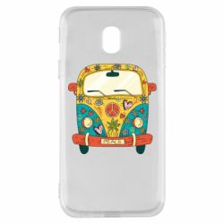 Чехол для Samsung J3 2017 Hippie bus - PrintSalon