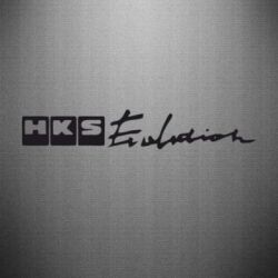 Наклейка HKS logo - PrintSalon
