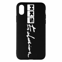 Чехол для iPhone X/Xs HKS logo - PrintSalon