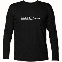 Футболка с длинным рукавом HKS logo - PrintSalon