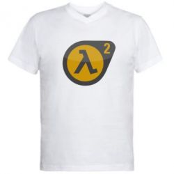 Чоловіча футболка з V-подібним вирізом HL 2 logo - PrintSalon