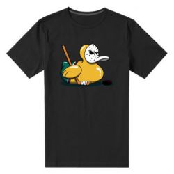 Мужская футболка премиум Hockey duck - PrintSalon